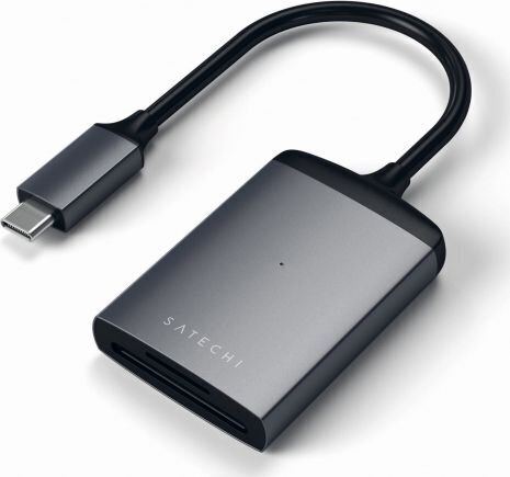 Satechi USB-C alumīnija atmiņas karšu lasītājs UHS-II Micro/SD цена и информация | Adapteri un USB centrmezgli | 220.lv