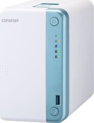 Сервер Qnap TS-251D цена и информация | Жёсткие диски | 220.lv