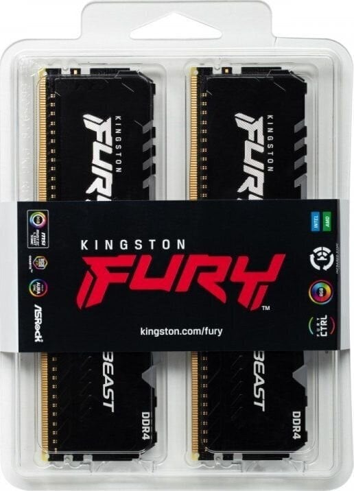 Kingston Fury KF432C16BBAK2/32 цена и информация | Operatīvā atmiņa (RAM) | 220.lv