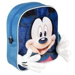 Skolas soma Mickey Mouse, zila, 25 x 31 x 1 cm цена и информация | Школьные рюкзаки, спортивные сумки | 220.lv