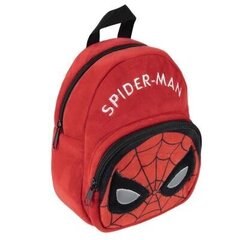 Bērnu soma Spiderman, sarkana, 18 x 22 x 8 cm cena un informācija | Skolas somas | 220.lv