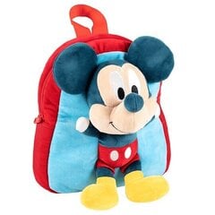 Bērnu soma Mickey Mouse, zila, 20 x 23 x 8 cm cena un informācija | Skolas somas | 220.lv