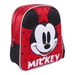 Skolas soma Mickey Mouse, sarkana, 25 x 31 x 10 cm cena un informācija | Skolas somas | 220.lv