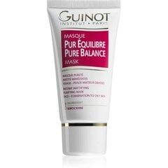 Attīroša sejas maska taukainai sejai Guinot Pure Balance 50 ml cena un informācija | Sejas maskas, acu maskas | 220.lv