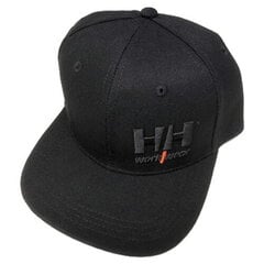 Cepure ar nagu HH Kensington Flat Brim, melna, STD, Helly Hansen WorkWear cena un informācija | Vīriešu cepures, šalles, cimdi | 220.lv