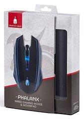 Spartan Gear Phalanx Wired Gaming Mouse incl. Mousepad (PC) cena un informācija | Peles | 220.lv