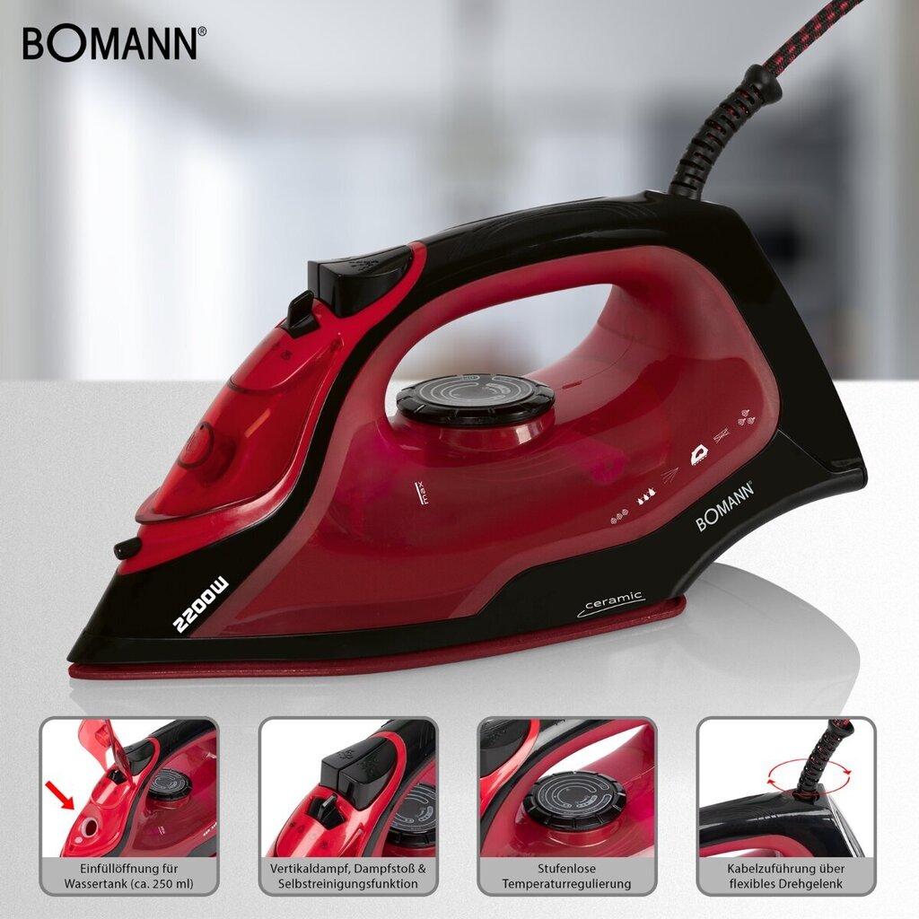 Bomann DB6035CB cena un informācija | Gludekļi | 220.lv