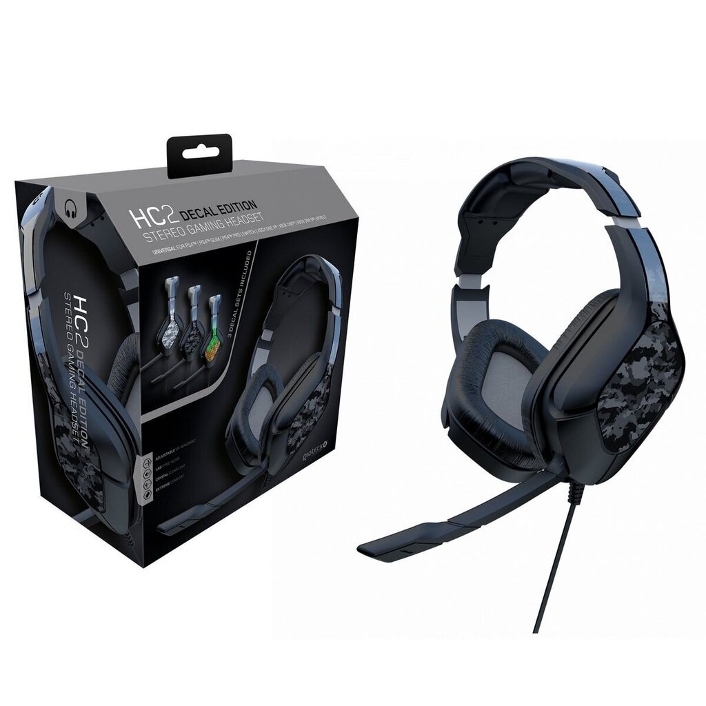 Gioteck HC2 Stereo Gaming Headset - Decal Edition Camo (All Consoles, PC) цена и информация | Austiņas | 220.lv