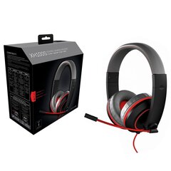 Gioteck XH100S Gaming Stereo Headset - Grey/Red (PS4, Xbox One, PC) цена и информация | Наушники с микрофоном Asus H1 Wireless Чёрный | 220.lv