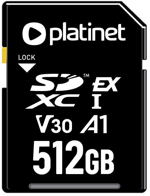 Platinet memory card SD Express 7.0 512GB PCIe Gen3 cena un informācija | Atmiņas kartes fotokamerām | 220.lv