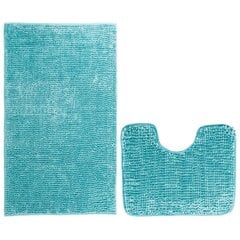 AmeliaHome vannas istabas paklājs Bati, zilā krāsā - dažādi izmēri cena un informācija | Vannas istabas aksesuāri | 220.lv