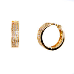 DIA золотые серьги с бриллиантами цена и информация | Серьги | 220.lv