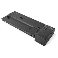 Lenovo ThinkPad Ultra Docking Station 40AJ0135EU Ethernet LAN (RJ-45) ports 1, VGA (D-Sub) ports quantity 1, DisplayPorts quanti cena un informācija | Portatīvo datoru dzesēšanas paliktņi un citi piederumi | 220.lv