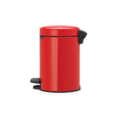 BRABANTIA atkritumu tvertne ar pedāli NewIcon, 3 l, Passion Red cena un informācija | Miskastes | 220.lv