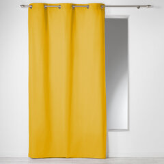 Aizkars Panama, dzeltens, 140 x 240 cm, 1 gab. cena un informācija | Aizkari | 220.lv