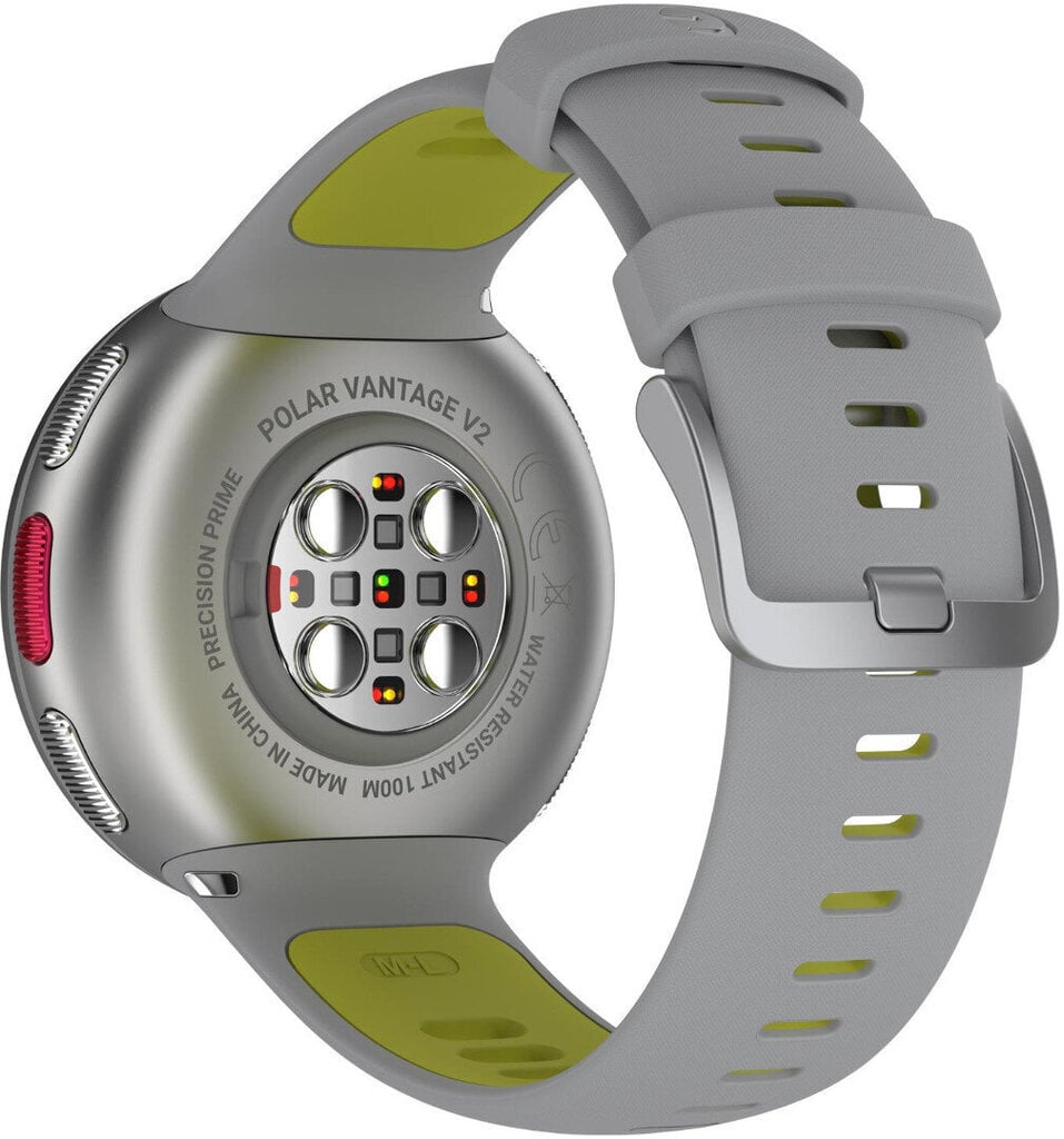 Polar Vantage V2 Silver/Gray Lime cena un informācija | Viedpulksteņi (smartwatch) | 220.lv