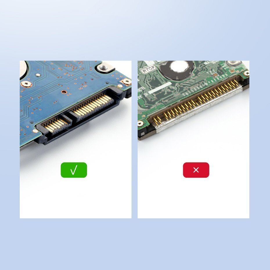 Ugreen US221 ārējā cietā diska korpuss HDD/SSD, SATA 3.0, USB, 50 cm, melns цена и информация | Ārējie cietie diski | 220.lv