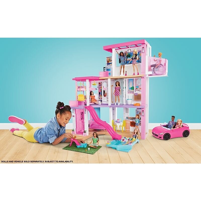 Lelles Barbie sapņu māja ar baseinu cena un informācija | Rotaļlietas meitenēm | 220.lv