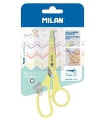 Ножницы с узорами Milan, желтые, 13,4 см цена и информация | Канцелярия | 220.lv