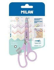 Šķēres ar rakstiem MILAN, violetas, 13.4 cm cena un informācija | Kancelejas preces | 220.lv