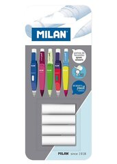 Dzēšgumijas uzpilde automātiskajiem zīmuļiem MILAN COMPACT SUNSET, 0.7 mm цена и информация | Канцелярия | 220.lv