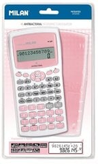 Kalkulators MILAN M240, 12 cipari, antibakteriāls, rozā krāsas cena un informācija | Milan Rotaļlietas, bērnu preces | 220.lv