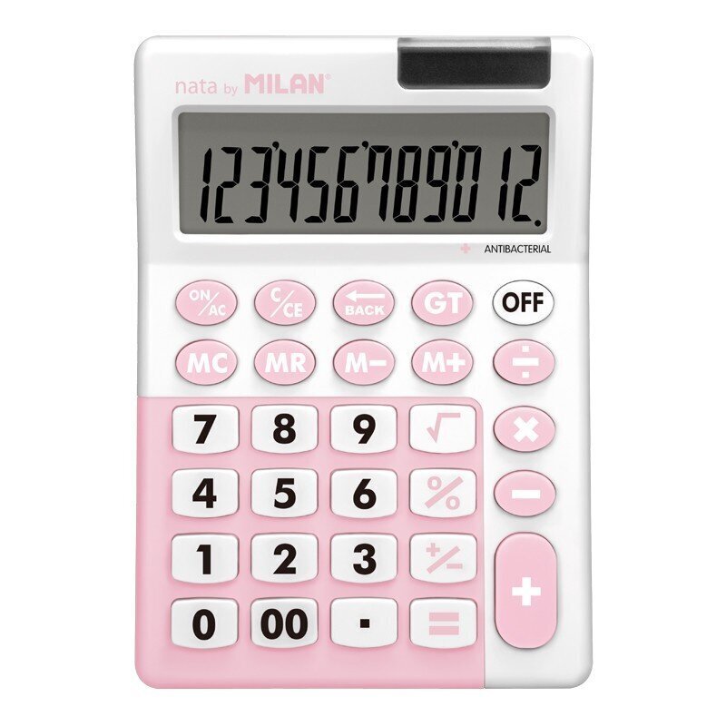 Kalkulators MILAN, 12 cipari, dažādas pasteļkrāsas цена и информация | Kancelejas preces | 220.lv