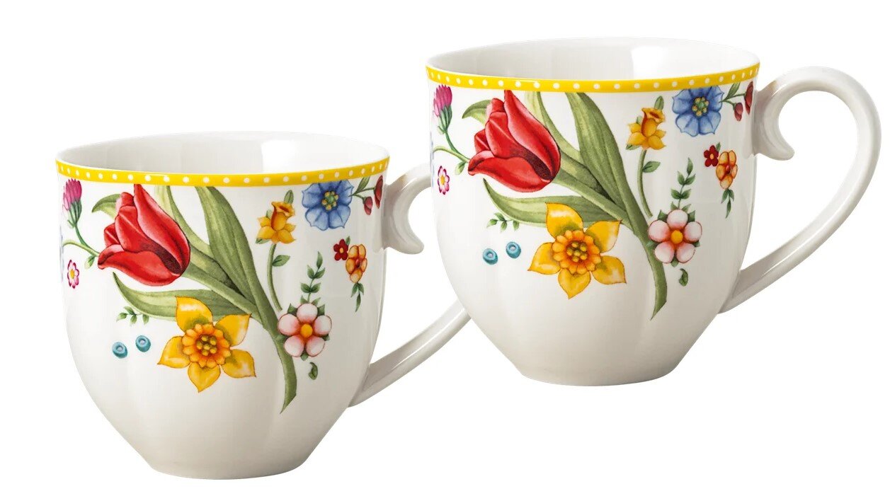 Villeroy & Boch krūžu komplekts Spring Awakening, 2 gab цена и информация | Glāzes, krūzes, karafes | 220.lv