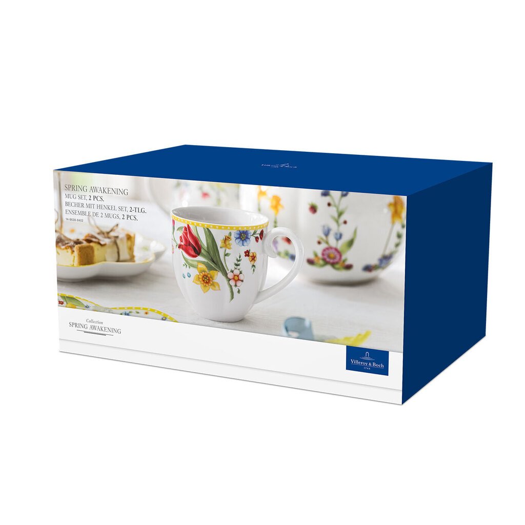 Villeroy & Boch krūžu komplekts Spring Awakening, 2 gab цена и информация | Glāzes, krūzes, karafes | 220.lv