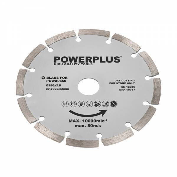 Gropjfrēze PowerPlus POWX0650, 1800W cena un informācija | Rokas instrumenti | 220.lv