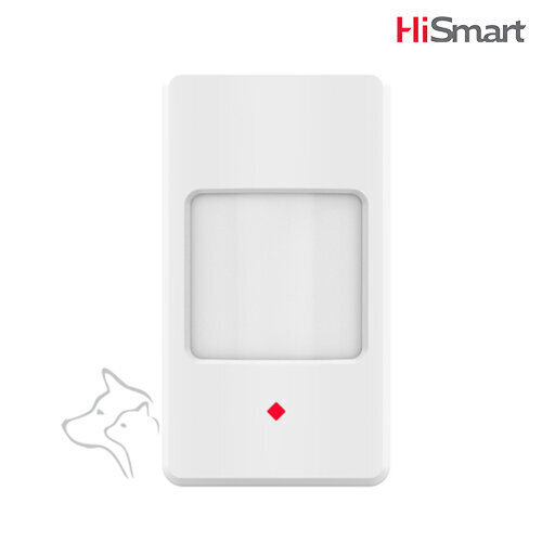 HiSmart viedais kustības detektors ar dzīvnieku ignorēšanas funkciju Pet-Immune MotionSensor цена и информация | Sensori | 220.lv