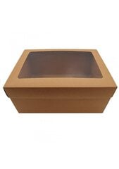 Подарочная коробка с окошком, 34 x 25 x 11 см цена и информация | Упаковочные материалы для подарков | 220.lv