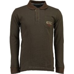 Рубашка поло для мужчин Geographical Norway, Konstantine, коричневая цена и информация | Мужские футболки | 220.lv