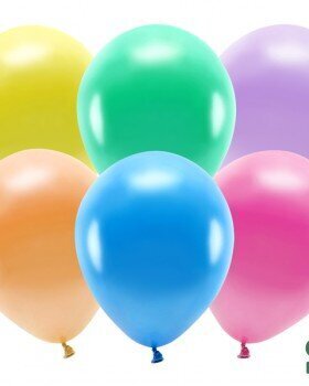 Eko baloni, spīdīgi, 100 gab. cena un informācija | Baloni | 220.lv