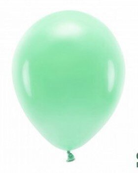 Eko baloni, 30 cm, 10 gab., tumši zaļi цена и информация | Baloni | 220.lv
