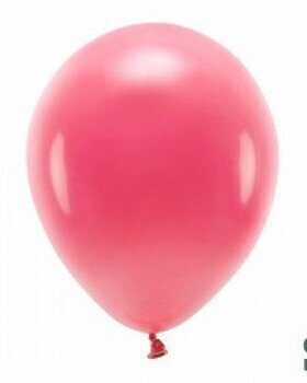 Eko baloni, 30 cm, 10 gab., sarkani ar nokrāsu цена и информация | Baloni | 220.lv