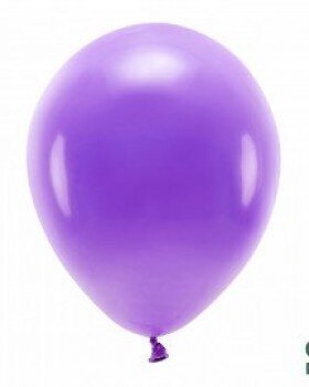 Eko baloni, 30 cm, 10 gab., tumši violeti цена и информация | Baloni | 220.lv