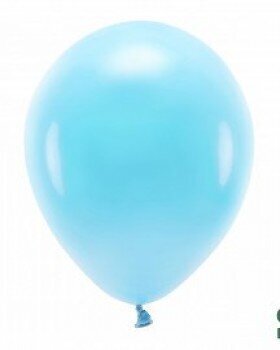 Eko baloni, 30 cm, 10 gab., zilganzaļi цена и информация | Baloni | 220.lv