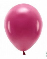 Eko baloni, 30 cm, 10 gab., tumši sarkanbrūni cena un informācija | Baloni | 220.lv