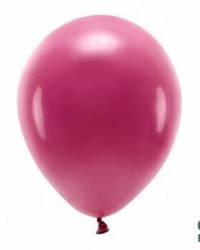Eko baloni, 30 cm, 10 gab., tumši sarkanbrūni цена и информация | Baloni | 220.lv