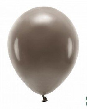 Eko baloni, 30 cm, 10 gab., tumši brūni цена и информация | Baloni | 220.lv