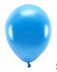 Eko baloni, 30 cm, 10 gab., tumši zili/spīdīgi cena un informācija | Baloni | 220.lv