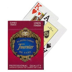 Pokera kārtis Fournier De Luxe 818 cena un informācija | Azartspēles, pokers | 220.lv