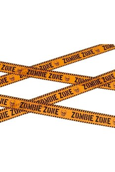Norobežojošā lenta "Zombiju zona", 6 m cena un informācija | Svētku dekorācijas | 220.lv