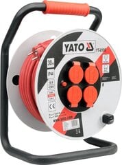 Pagarinājuma vads uz spoles, 3G 2,5 mm2, 30 m, YT-8106 YATO цена и информация | Удлинители | 220.lv