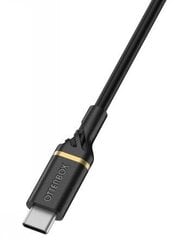 OTTERBOX CABLE USB C-C, 1M, PD FAST CHARGE, BLACK цена и информация | Кабели и провода | 220.lv