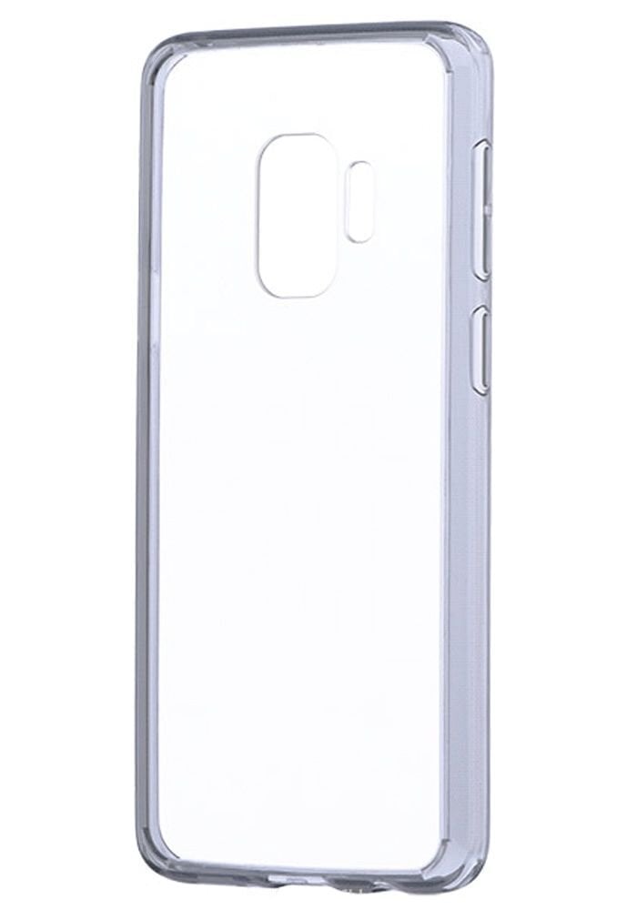 Devia Shockproof Aizmugurējais Silikona Apvalks priekš Samsung G965 Galaxy S9 Plus Caurspīdīgs - Melns цена и информация | Telefonu vāciņi, maciņi | 220.lv