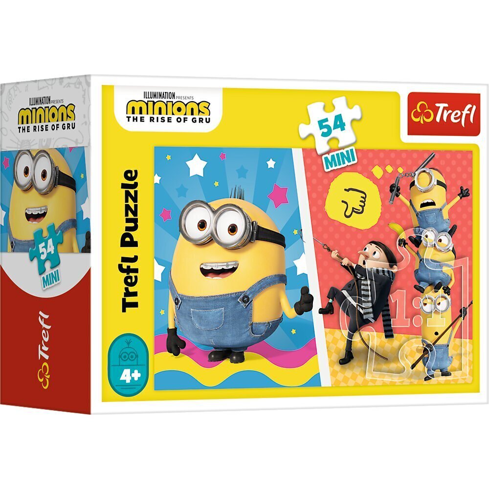 Mini puzle Trefl Minjoni (Minions), 54 d. cena un informācija | Puzles, 3D puzles | 220.lv