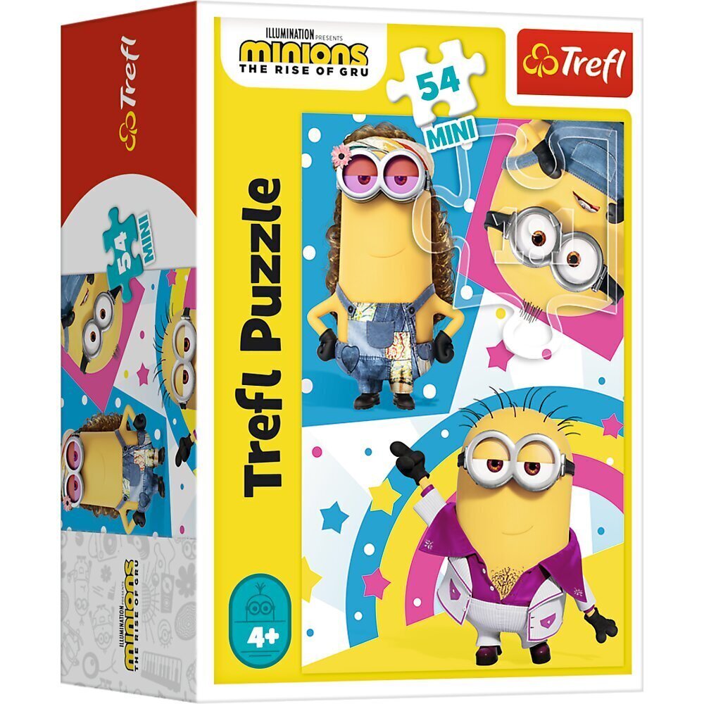 Mini puzle Trefl Minjoni (Minions), 54 d. cena un informācija | Puzles, 3D puzles | 220.lv