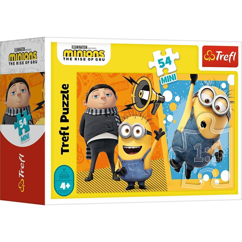 Mini puzle Trefl Minjoni (Minions), 54 d. cena un informācija | Puzles, 3D puzles | 220.lv